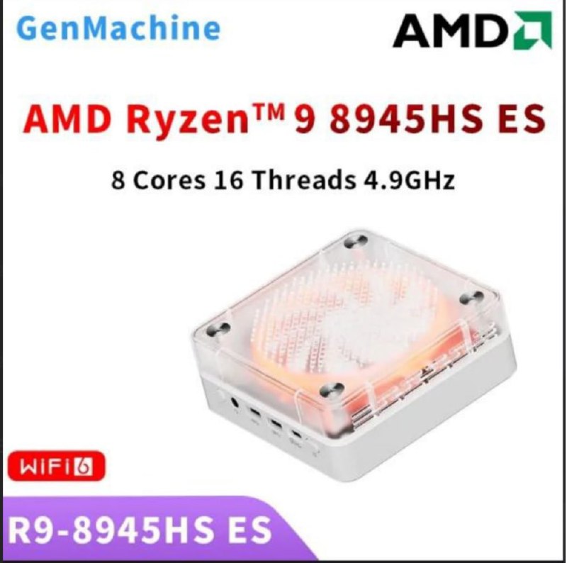 мини пк genmashine AMD Ryzen 9 1TB 16GB