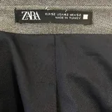Мужской пиджак ZARA серый 4