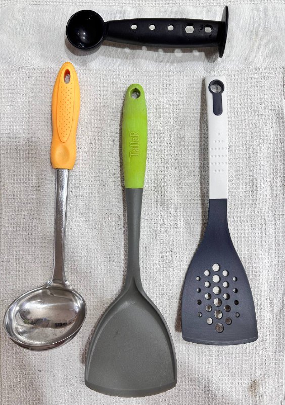 Половник, кулинарная лопатка, шумовочная лопатка, темпер 2