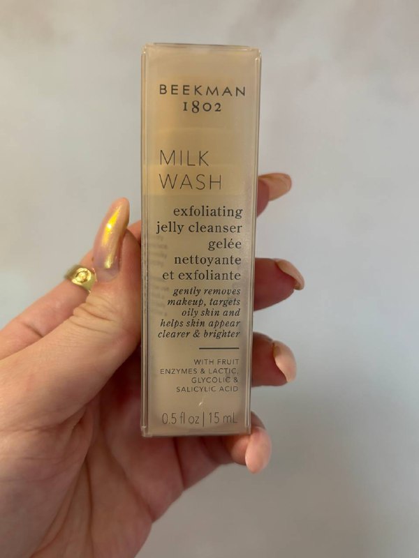 Beekman 1802 Milk Wash exfoliating jelly cleanser 15 ml