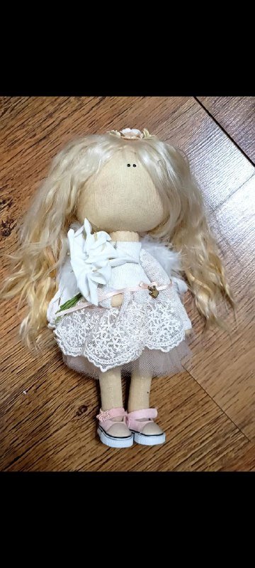 Куколки ручной работы 26см натуральные волосы 3