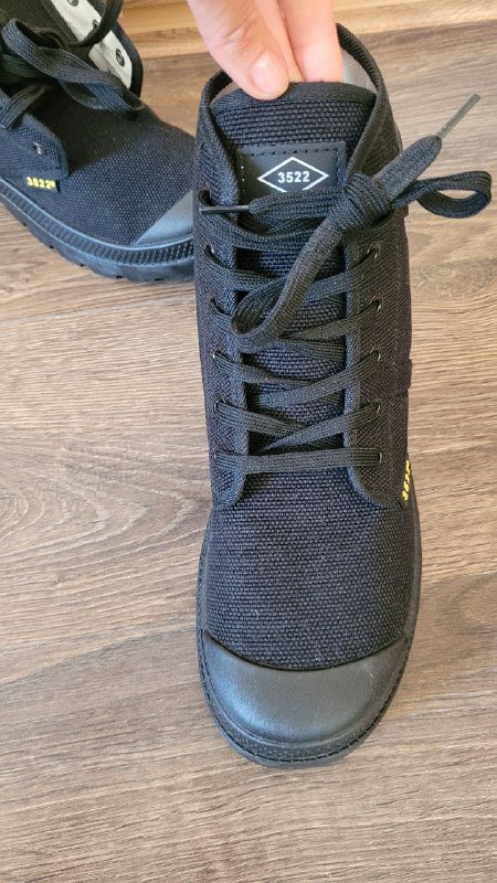 Высокие чёрные кеды размер 40 3