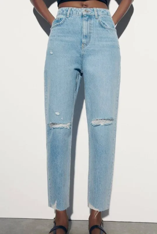 Джинсы Zara mom fit, размер 34