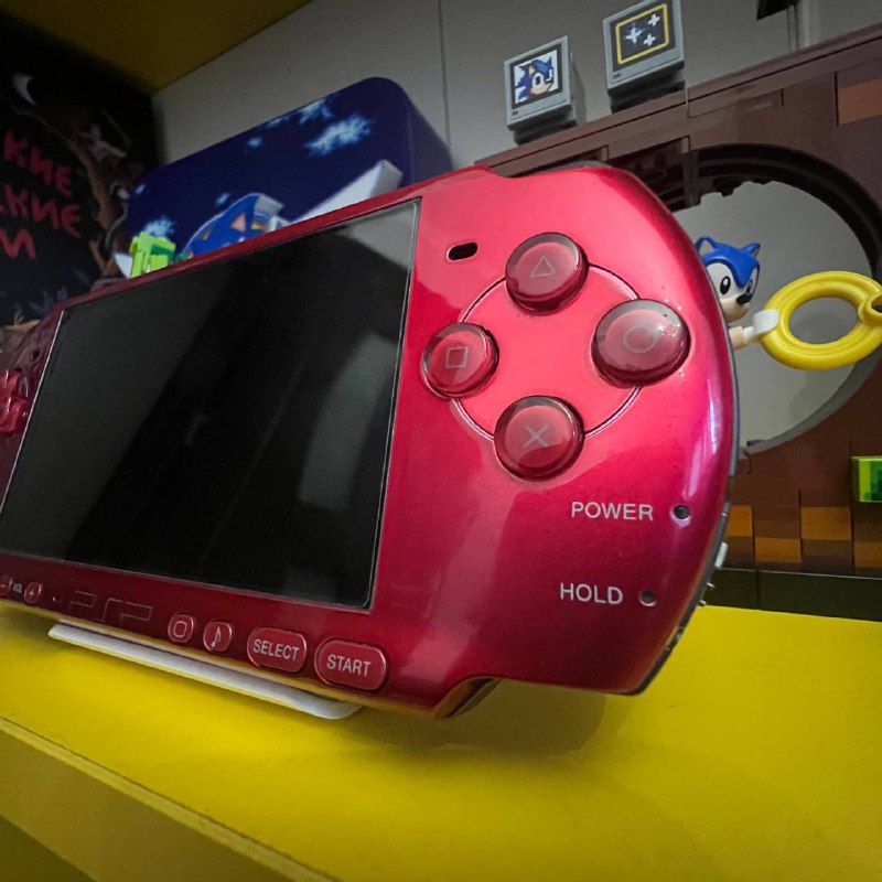 PSP 3000 Radiant Red портативная ретро консоль 5