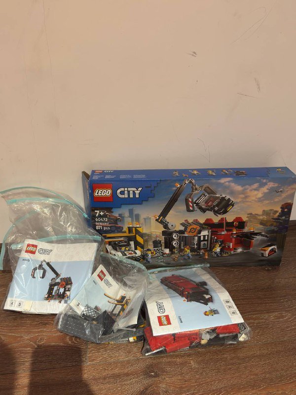 Лего автосервис с инструкциями, все детали в пакетах