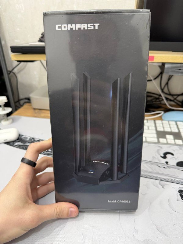 USB приёмник WiFi 7 Comfast CF-985BE