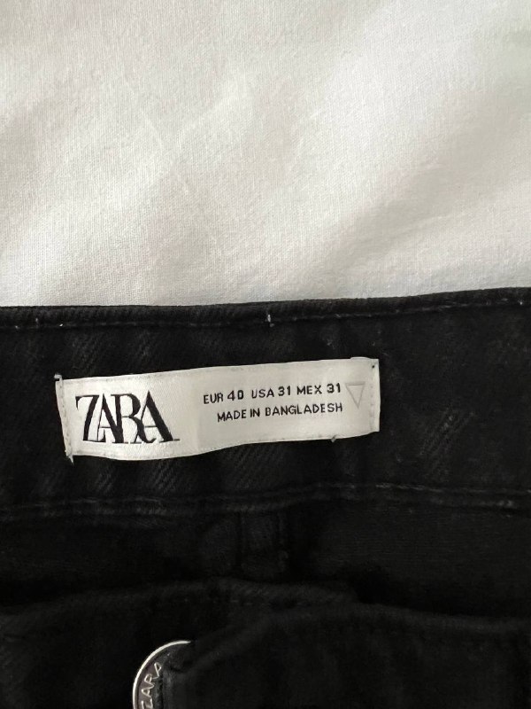мужские черные джинсовые шорты Zara 6