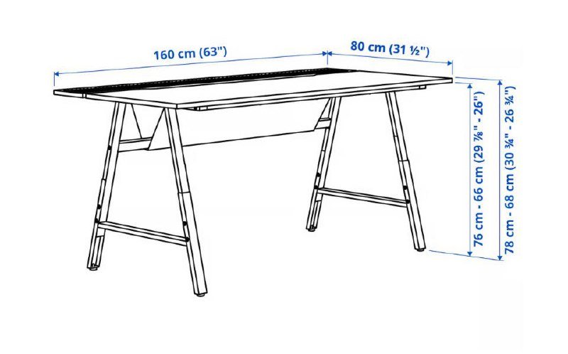 компьютерный стол IKEA 3
