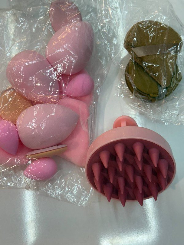 Уходовые средства для лица и волос, дезодорант, спонжи, массажная щетка 7