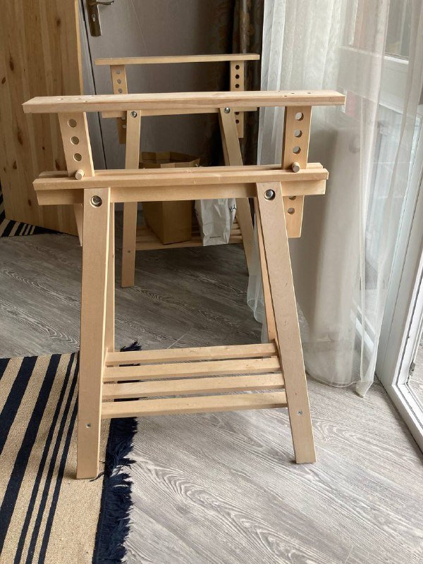 Стол барная стойка IKEA деревяные подстолья сосна 170x60 2