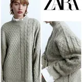 Рубашка Calvin Klein Jeans, свитер Zara, джемпер, юбка, футболки, платье, сарафан 2