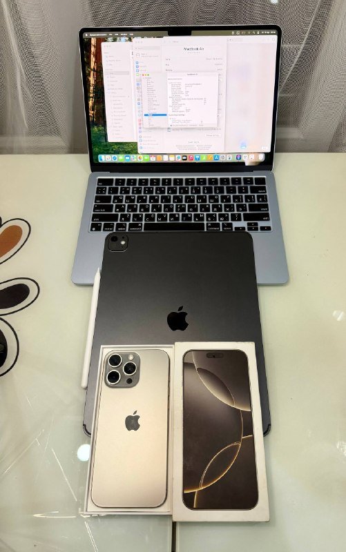 Macbook Air M4, iPad Pro M5, iPhone 16 Pro Max