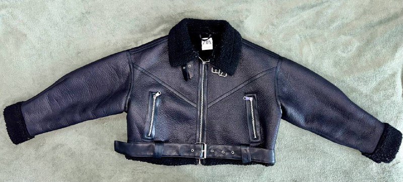 черная дубленка, пальто из натуральной кожи, куртка Zara, зимняя куртка