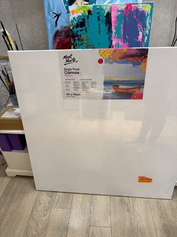 Акриловые чернила, холсты, холст в рулоне хлопок 3