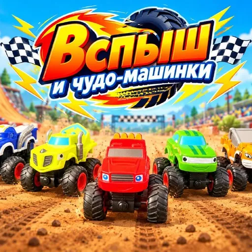 Набор машинок «Вспыш и чудо-машинки», 5 штук