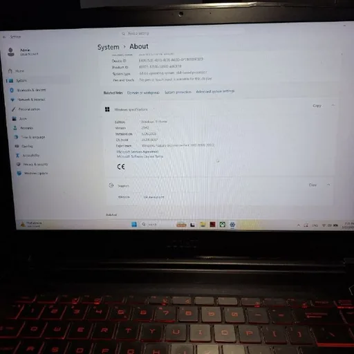 Ноутбук MSI GF65 Thin i5 10th RTX 3060 32Gb RAM 512GB SSD