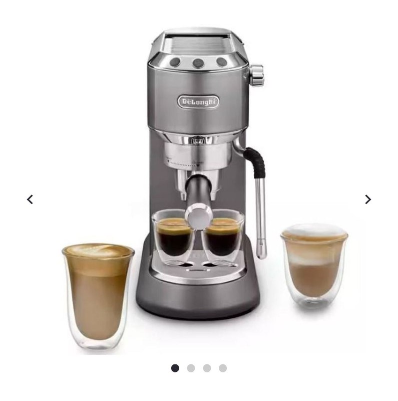 Рожковая кофемашина Delonghi EC 885, тампер, ведро для кофе