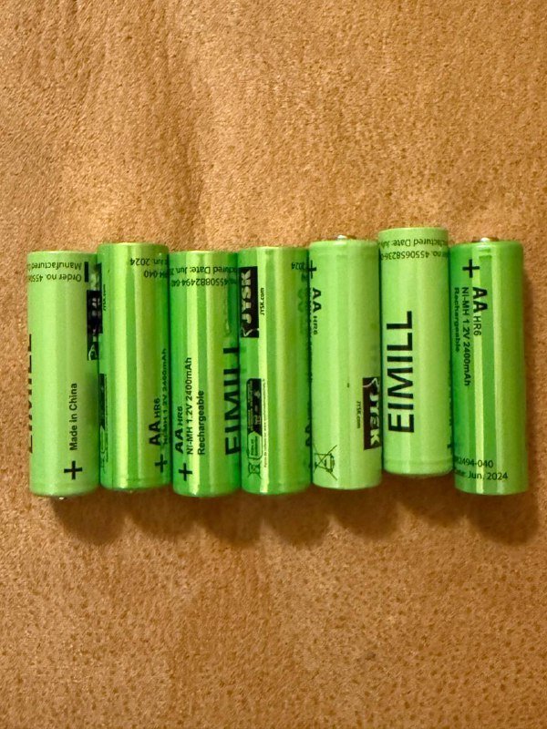 Адаптер ROBITON DN500, Зарядка и аккумуляторы Jusk 2400 mAh 4