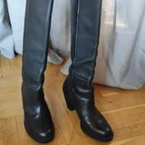 Кожаные сапоги 37 размера 1