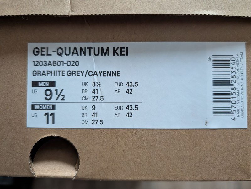 ASICS Gel-Quantum Kei кроссовки новые размер 43.5 8