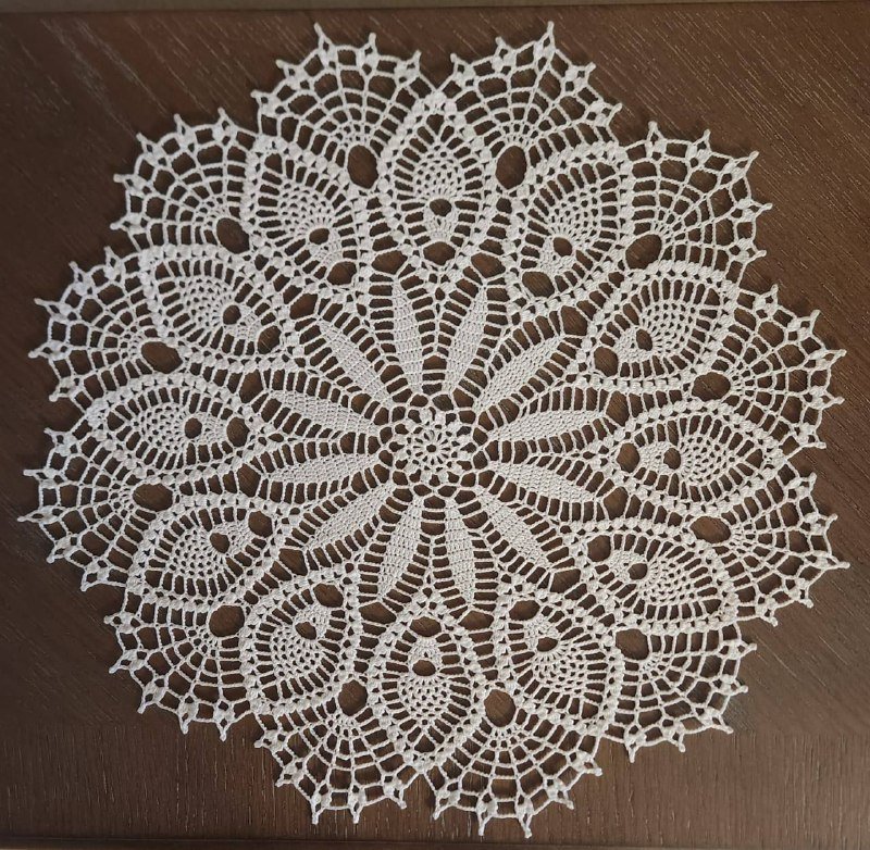 Вязаные салфетки малая, средняя, большая