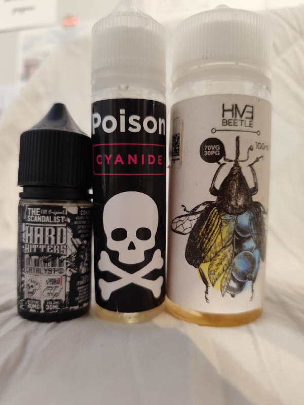 Набор жидкостей для вейпа Hive Beetle, Taboo Cult, Taboo Virgo, Maxwell's Pops 3