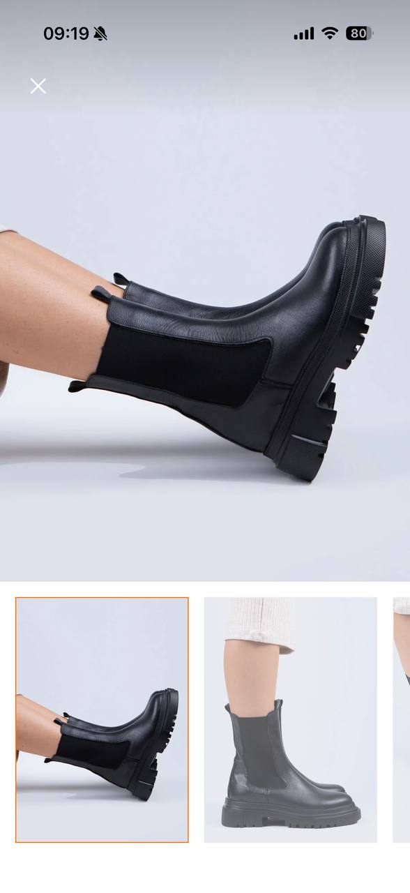 Женские ботинки из натуральной кожи 4