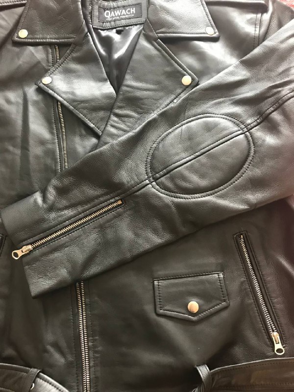 Мужская кожаная куртка косуха 3