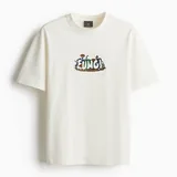 Мужская футболка H&M с вышивкой Fungie 1
