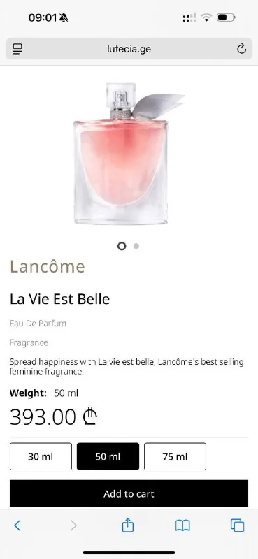 Lancome La Vie Est Belle 1