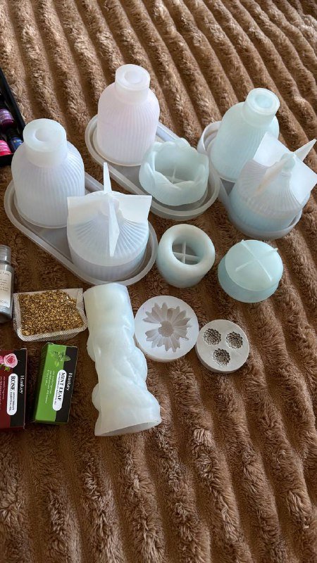 Набор для гипсовых фигурок, эфирные масла, красители, наклейки