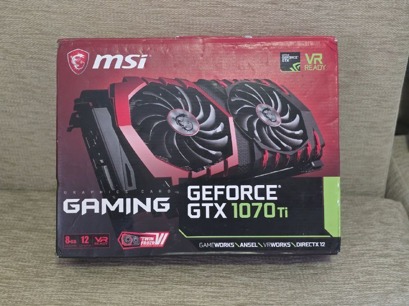 MSI Gaming X GTX 1070 Ti 8Gb видеокарта