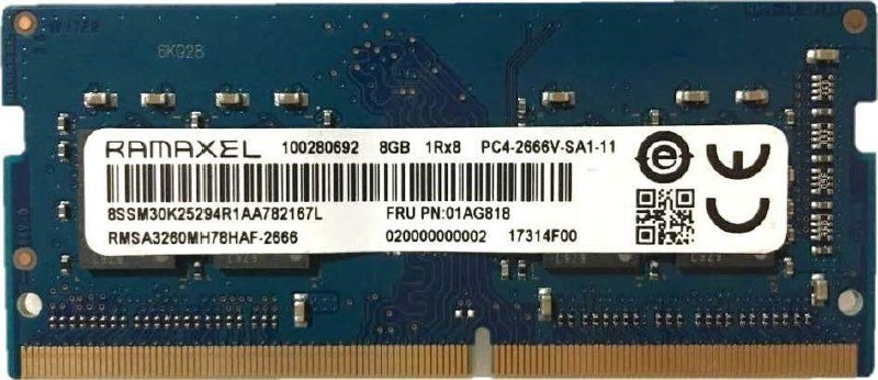Оперативная память DDR4 8GB для ноутбука Ramaxel