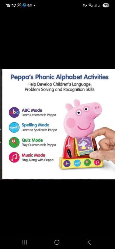 Peppa's Phonic Alphabet Educational Toy 2