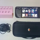 Steam Deck OLED 512gb, чехол, зарядка, подставка, sd карта 2