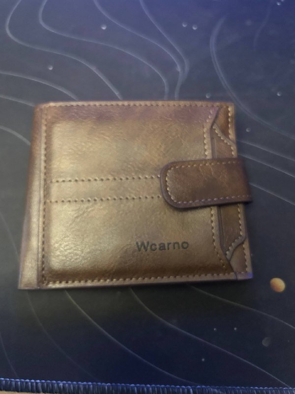 Кошелёк кожаный коричневый