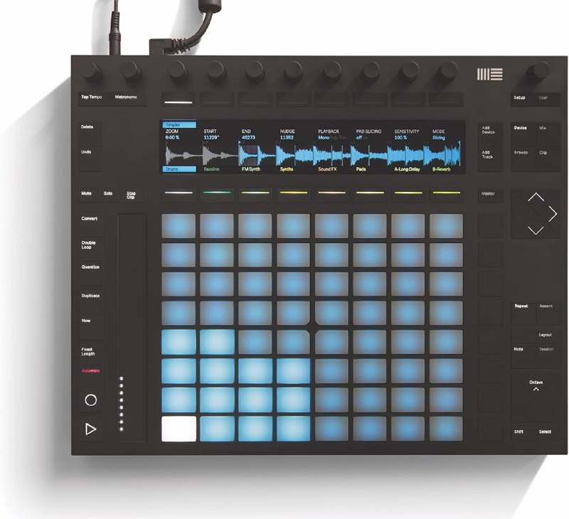 Контроллер Ableton Push 2, dj сумка