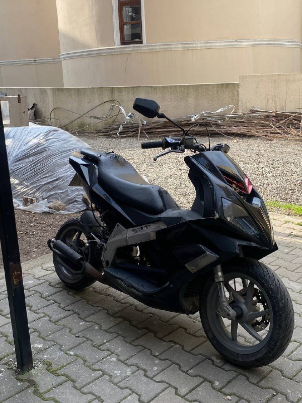 Derbi GP1 мопед, двигатель Hiper 2, тюнинг, водяное охлаждение 3