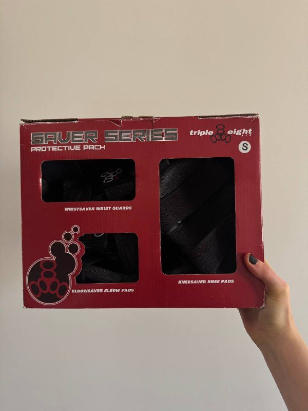 Набор защиты для скейта и роликов S наколенники налокотники защита запястьев