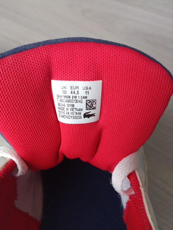 Кроссовки Lacoste, оригинал, б/у, размер US 11 3