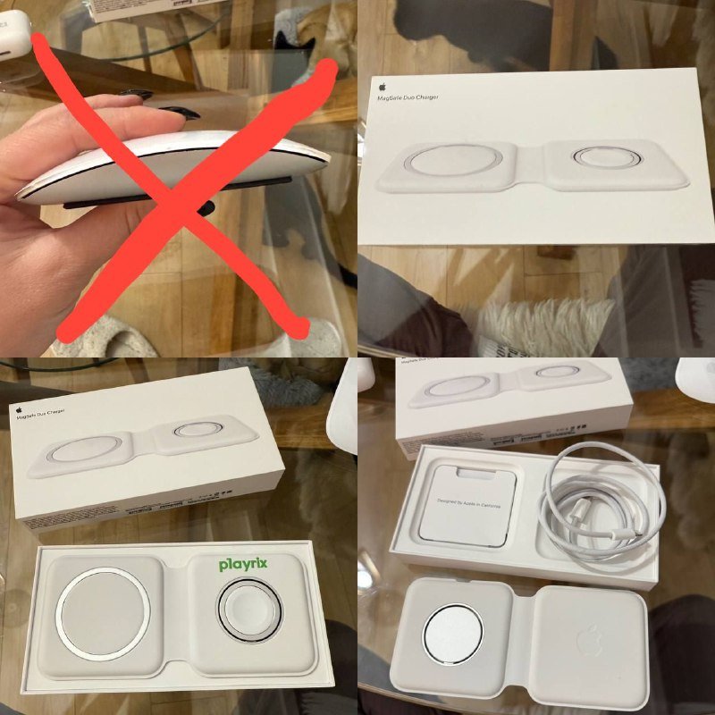 Двойная зарядка MagSafe Duo Apple