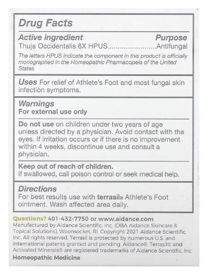 Очищающее противогрибковое мыло для ног Terrasil Athlete’s Foot 3