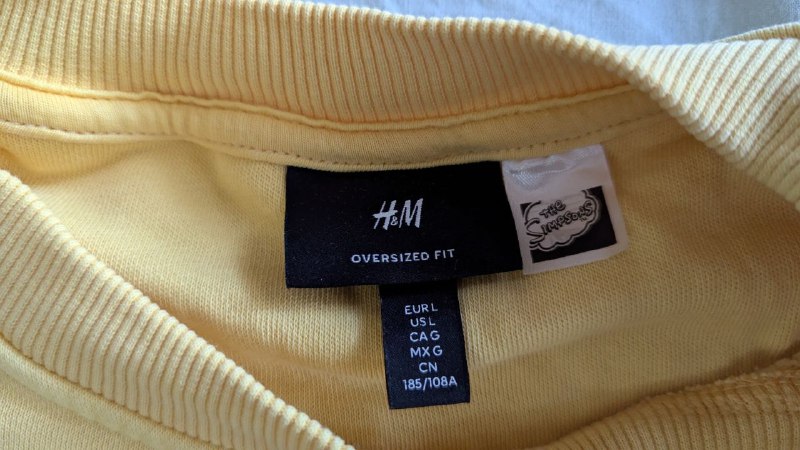 Свитшот H&M x Simpsons 4