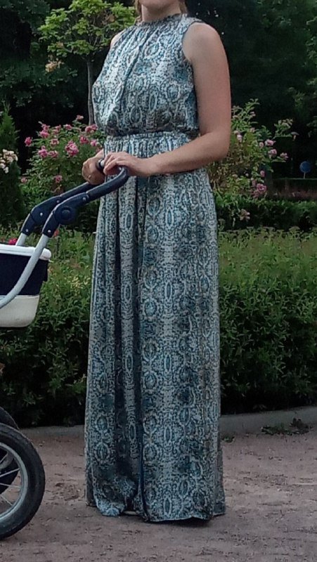 Платье в пол с разрезами S/M