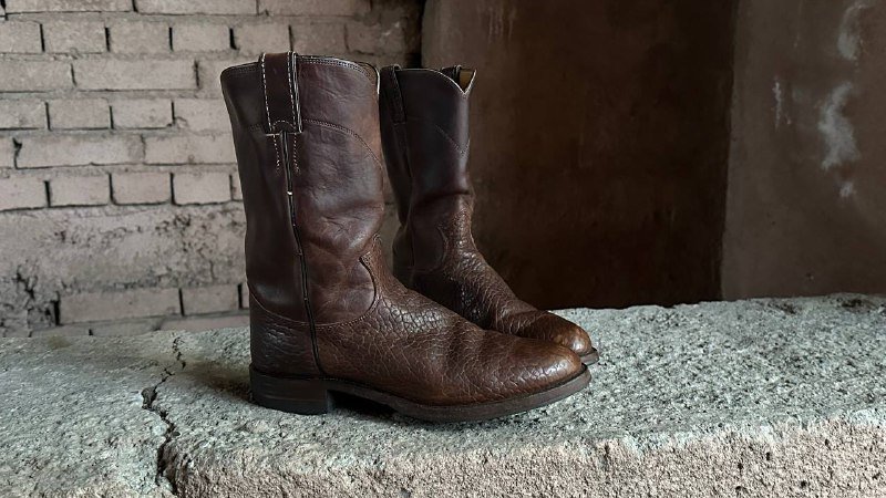 American cowboy leather boots size 39