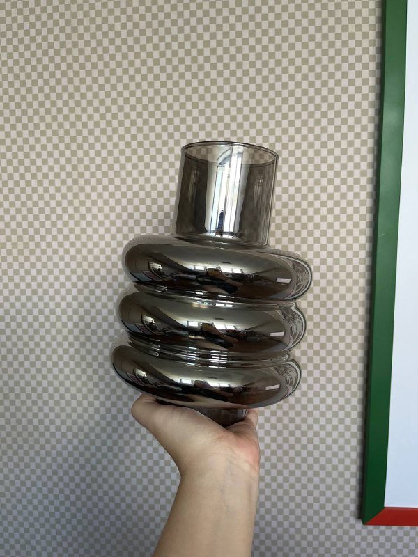 Ваза хромированная 18х24см 3