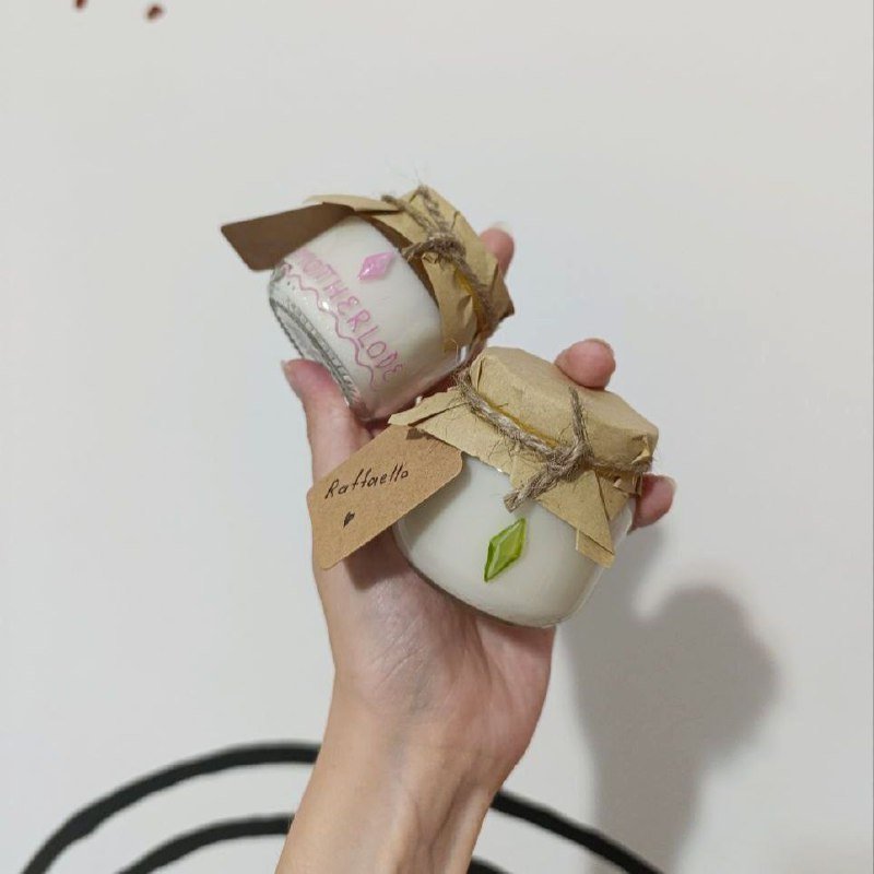 Свечи ручной работы из соевого воска