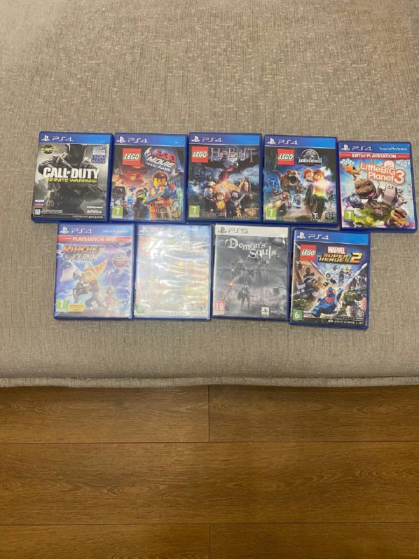 Игры для PS4, учебники и книги