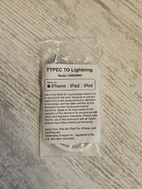Кабель Type-C Lightning Apple 1