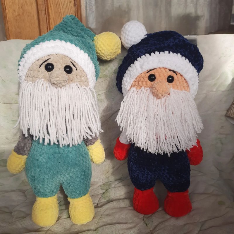 Игрушки и сумочки ручной работы, вязаные 2